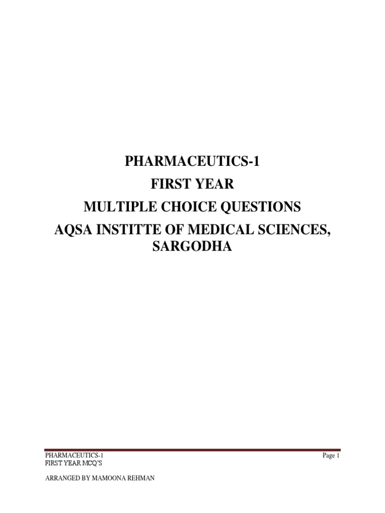Pharmaceutics Pdf Pharmacy Tablet Pharmacy
