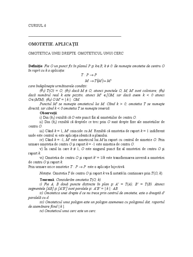 Curs 6 | PDF