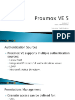 Proxmox VE Users Administration