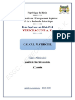 s1 Ue4 Structure I Ecue2 Calcul Matriciel