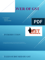 Rollover of GST