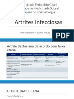 SLIDE - Artrites Infecciosas