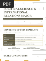 Political Science & International Relations Major by Slidesgo