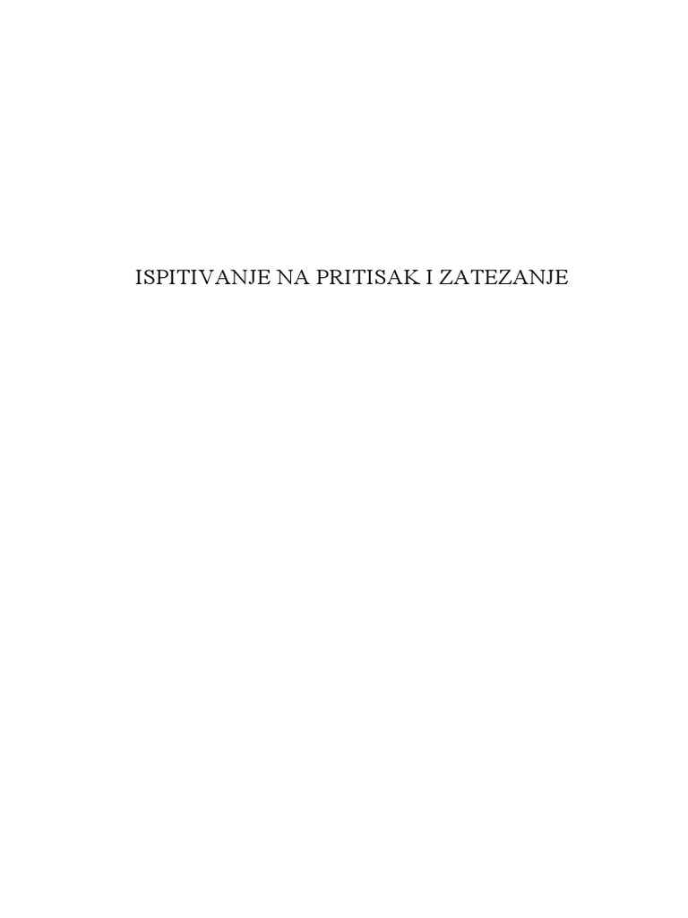 Ispitivanje Materijala | PDF