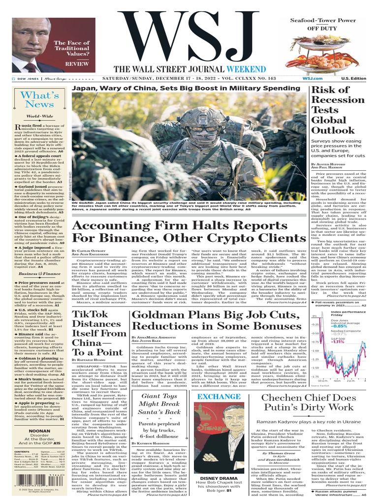 The Wall Street Journal - 17.12.2022 | PDF | Fusion Power | Nuclear Fusion