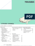 Manual de empleo y entretenimiento Citroën Dyane 6