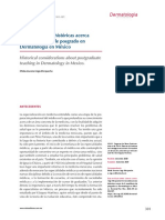 dermaMAR ABR2021 Reseña Consideraciones Históricas Dermatología en México