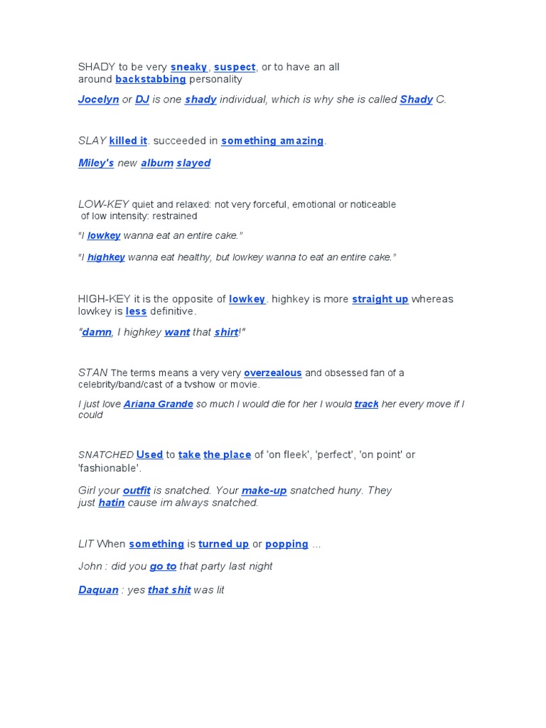 slang words PDF