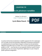 Fonctions Plusieurs Variables Presentation