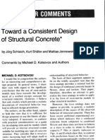 COMMNETS-Towards a Consistent Design of Structural Concrete