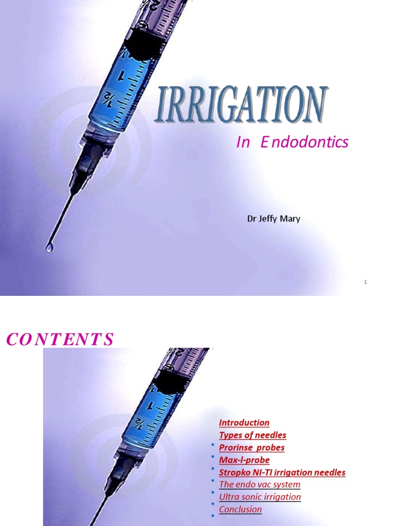 Root Canal Irrigants PDF PDF Ultrasound