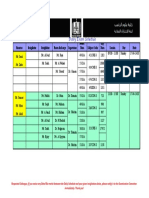 17-04-1438 Daily Schedule