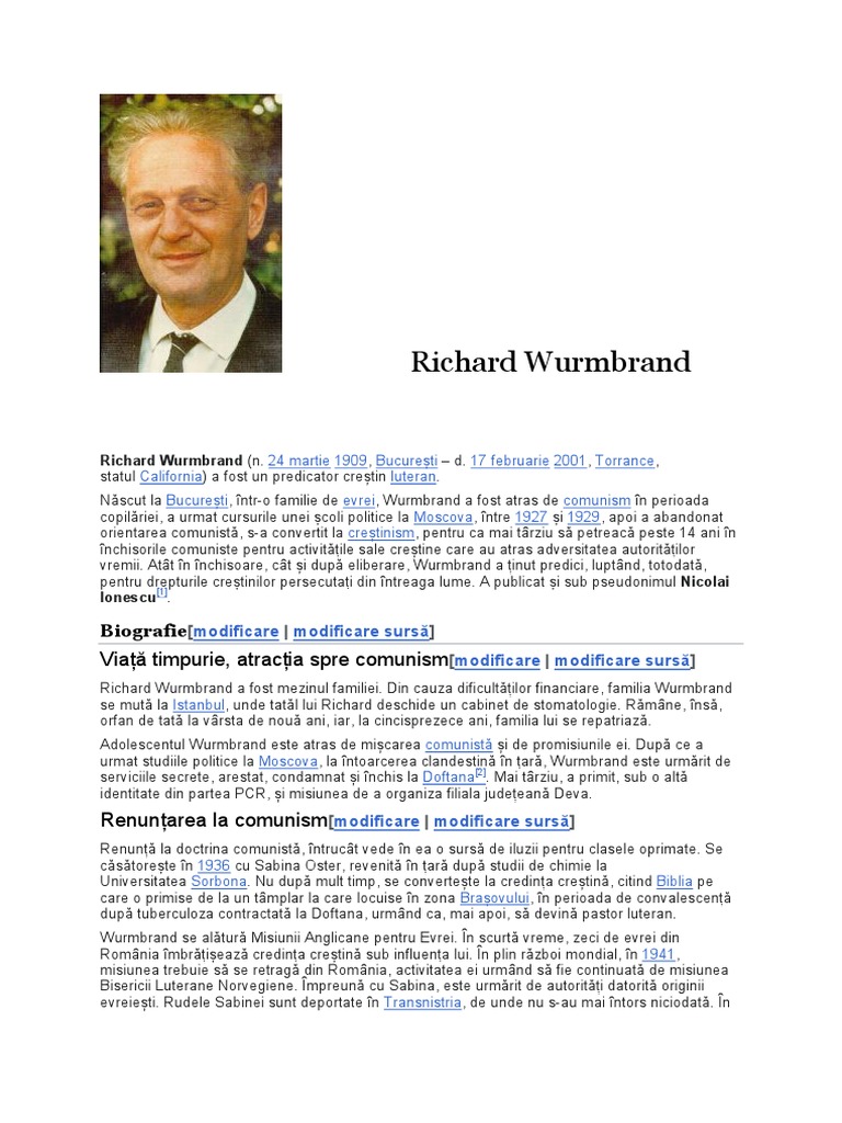 Richard Wurmbrand PDF
