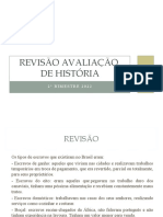 Revisão Avaliação História 2ºEM 2ºbim. 2022