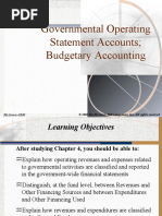 Governmental Operating Statement Accounts Budgetary Accounting