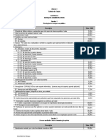 Tabela de Taxas