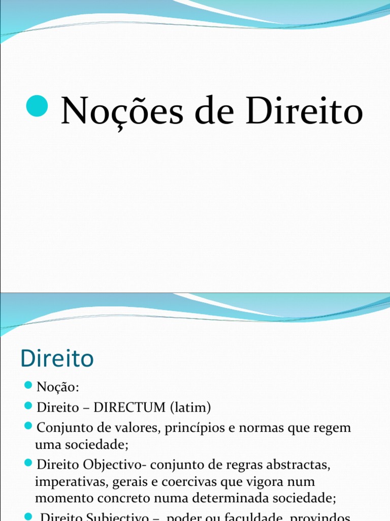 Noções gerais de direito | PDF | Estatuto | Sociedade