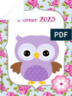 Planner 2023 Corujas - Materiaispdg