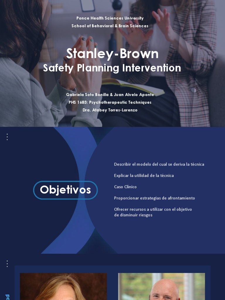 StanleyBrown Safety Planning Intervention PDF Ciencias de la Salud