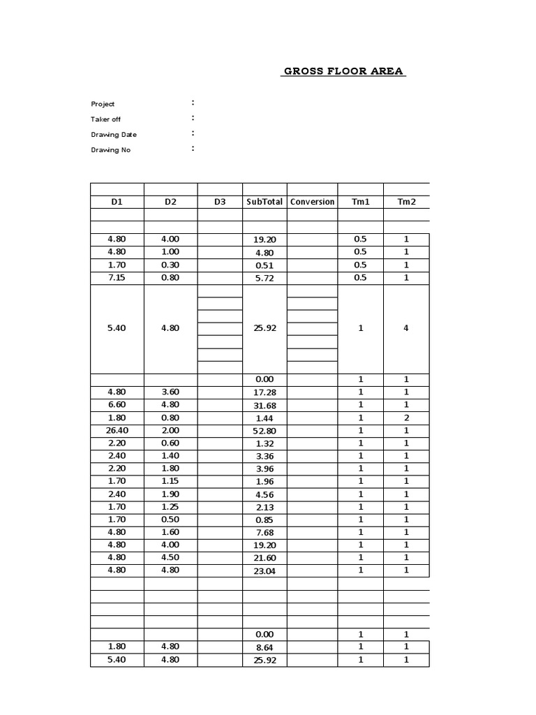 3 Cara Menghitung Gfa Pdf Pedestrian Infrastructure Civil