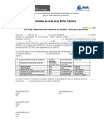 Modelo de Acta de La Ficha Técnica