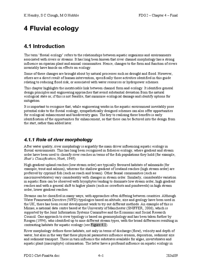 Fluvial Design Guide - Chapter 4.sflb | PDF | River | Environmental ...