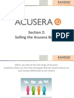 Acusera Products RIT 2.10 (Online) Revision D Part 2 - Selling The Acusera Brand