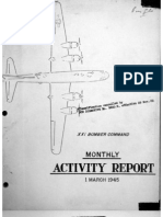 XXI Bomber Command, Monthy Activity Report 1 March 1945