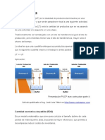 TEORÍA DE LOTES Y COSTOS MÍNIMOS