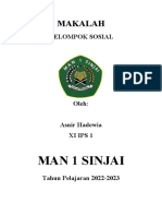 Makalah Kelompok Sosial Asnir