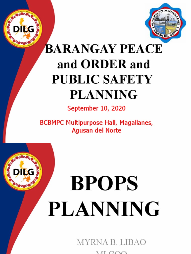 Barangay BPOPS Plan Guidelines 2023-2025 | PDF | Government | Justice