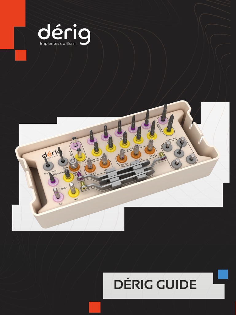Derig Folder 2022 Kit Cirurgia Guiada | PDF | Cirurgia | Prótese