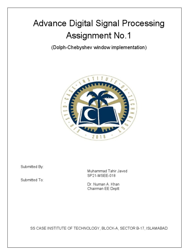 Dolph-Chebyshev Window in MATLAB | PDF | Mathematical Analysis ...