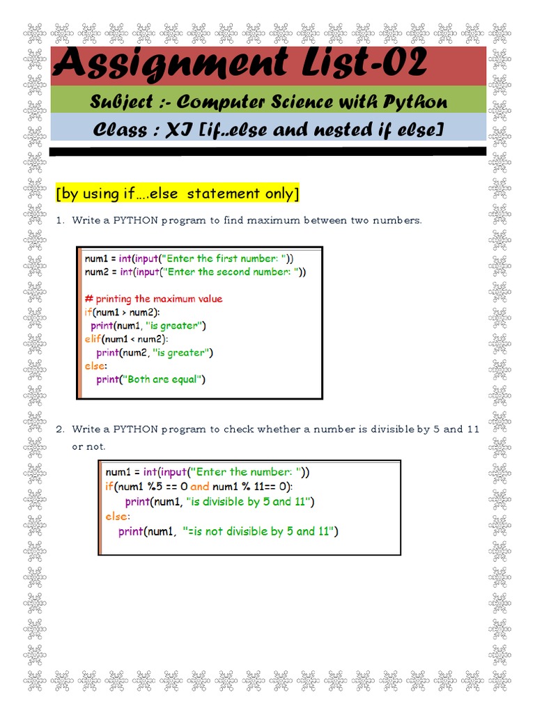 Python Programs for Conditional Logic | PDF | Body Mass Index | Obesity