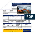Excavadora oruga Doosan DX300 LCA - Ficha técnica de maquinaria