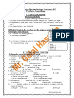 2017exam by Mr. Galal Hasanin