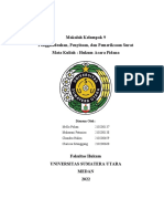 Hukum Acara Pidana Penggeledahan, Penyitaan, Dan Pemeriksaan Surat Kelompok 9