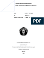 Laporan Bioinformatika I PDF