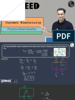 Current Electricity Part 02 - Solution To Practice Sheet