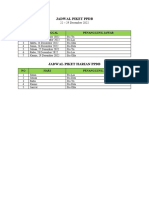 Jadwal Piket PPDB