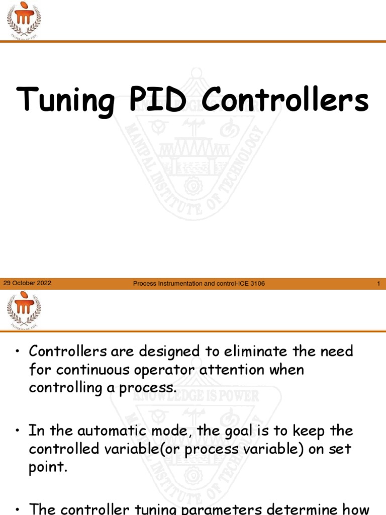 Controller Tuning | PDF | Control Theory | Electrical Engineering