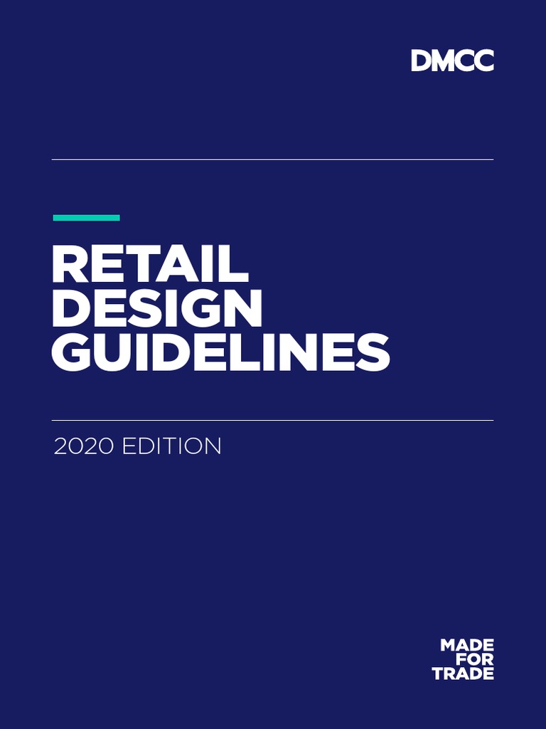 DMCC Retail Design Guidelines 2020 | PDF | Retail | Lease