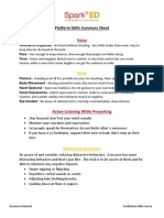 c4 Platform Skills Summary List