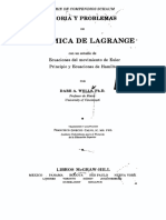 Teoría y Problemas de Dinámica de Lagrange - Dare A. Wells