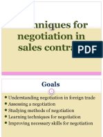 Chapter 3-Techniques For Negotiation in Commercial Contract-Part 1