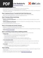 DBT CLI Command Cheat Sheet | PDF