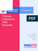 Politica Prot. Datos Personales