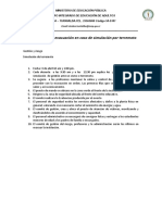 Protocolo de Una Evacuación en Caso de Simulación Por Terremoto 2 Abril 2018