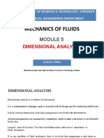 MOF - Module 5 - Dimensional Analysis Lecture Slides