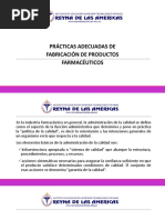 Prácticas Adecuadas de Fabricación de Productos Farmacéuticos